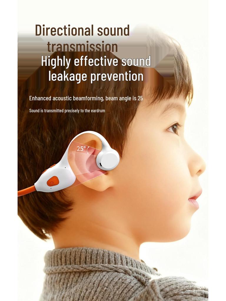 Zero-Pressure Wireless Bluetooth Over-Ear Headphones for Kids - Comfortable Ear Protection for Learning