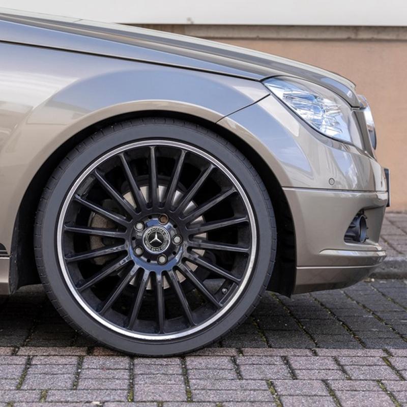 4pc 56mm 60mm 65mm Car Logo Wheel Center Stickers Auto Accessories For Mercedes Benz AMG W204 W124 W205 W203 W211 W201 W108 W210 WS62sa
