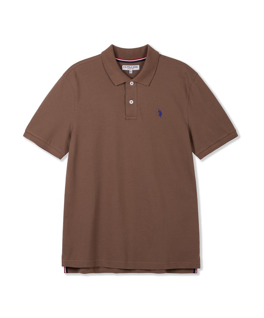 USPOLOASSN Summer Polo Shirt_Brown