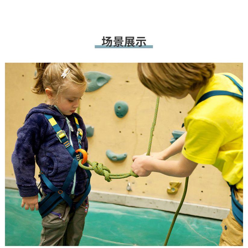 DECATHLON Full Body Stability Easy to Use Easy to Put on and Take Off Climbing Gear Polyester Children's Green