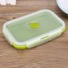 800ml Silicone Collapsible Portable Lunchbox Bowl Folding Food Storage Container