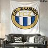 Fc Zrich Wall Tapestry Aesthetic Wall Hanging Printed Fabric Blanket Decorative Tapestries for Bedroom Living Room Home Decor
