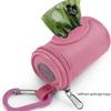 Waterproof Pet Dog Poop Bag Dispenser Zipper Storage Bag Portable Pet Waste Bags Carrier  Dog