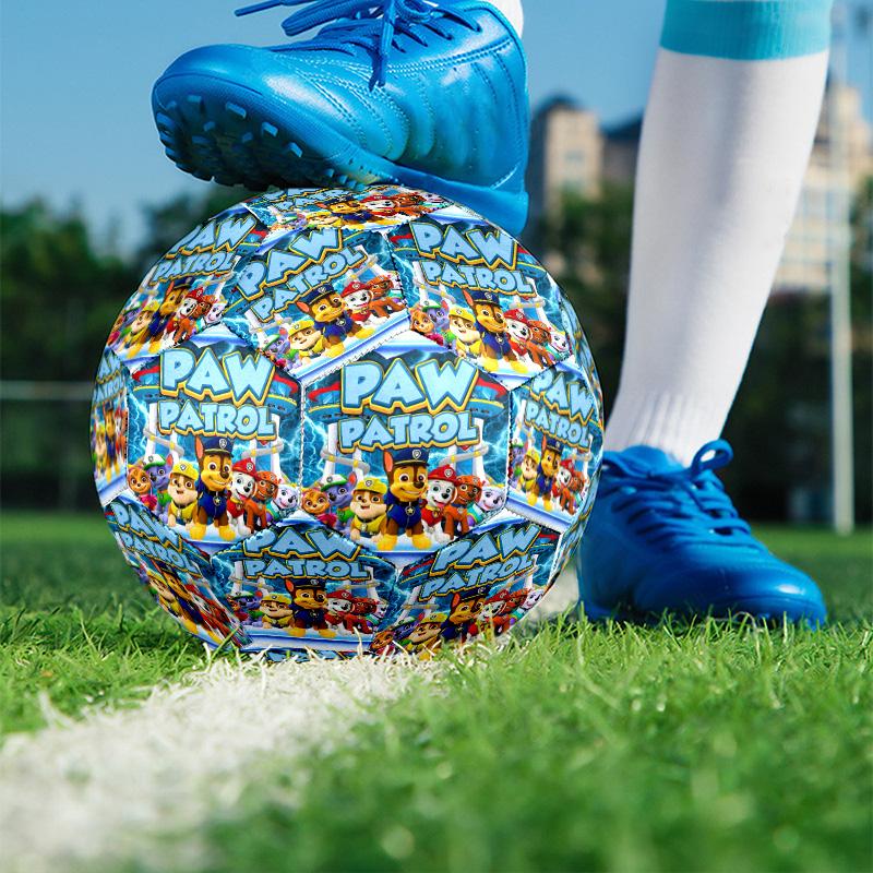 PAW Patrol Print Size 5 Soccer Ball, PU Wear Resistant Football for Match Training and Daily Practice, Birthday Gift for Soccer Fans