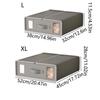 Non-woven Bed Sheet Storage Box Large Capacity Fabric Storage Bins  Four-piece