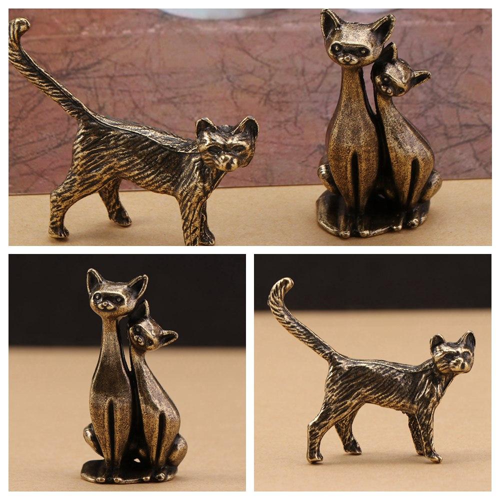 Couple Cat Cat Decorative Figurines Small Casual Decoration Crafts Living Room