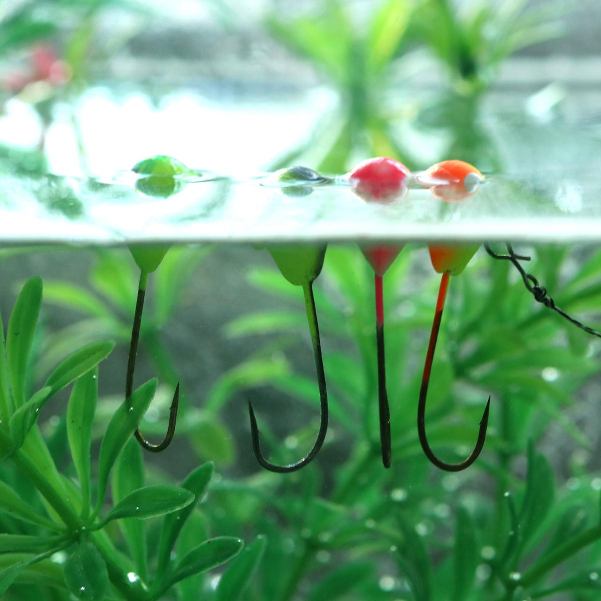 Bimoo 5 шт. плавающий крючок-поппер нахлыстовая приманка для ловли форели и окуня 27mm — фото 5