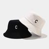New Ins Sun Hat Child Girl Summer Internet Celebrity Letter C Embroidery Bucket Hat Simple Student Basin Hat Tide