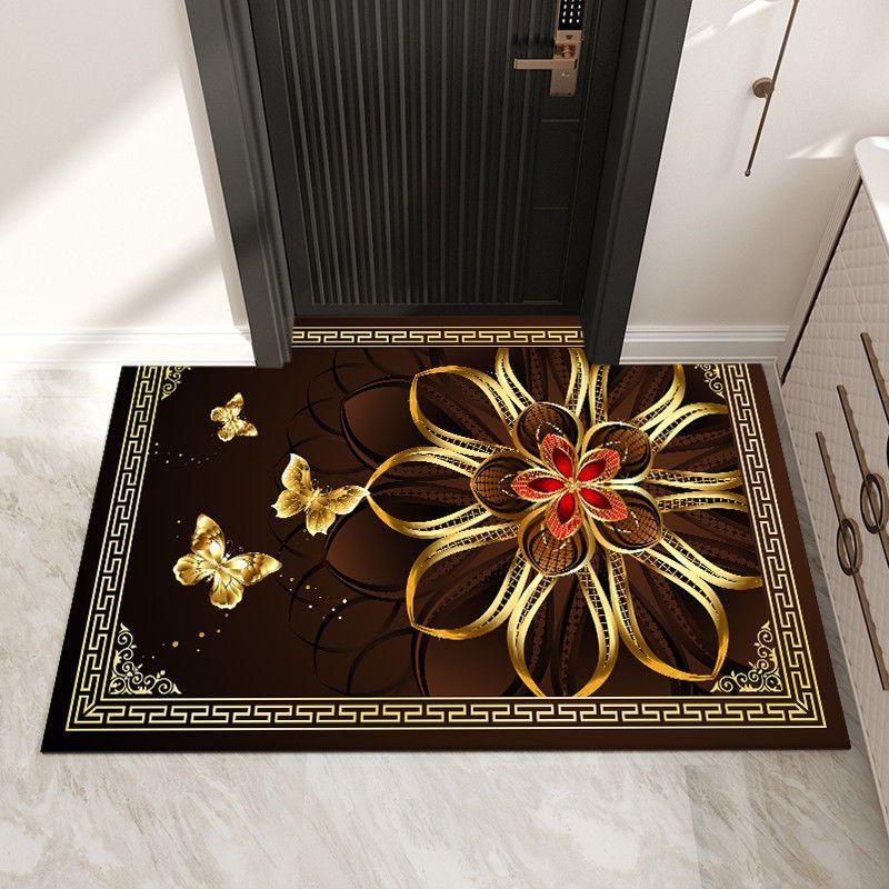 

Входной коврик Противоскользящий коврик для ног Коврик для входа в ванную комнату Коврик для кухни Противоскользящий впитывающий коврик Коврик для лифта отеля 80*120cm