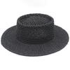 High Quality Panama Straw Fedora Hat With Wide Brim For Sun Protection And Casual Outdoor Style