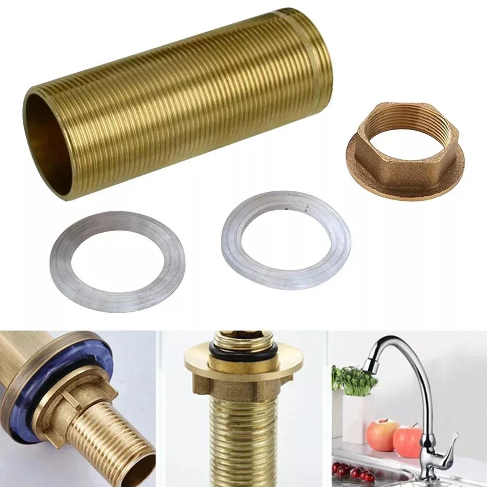 Faucet Fixed Foot Screw Cold Hot Water Brass Pipe Nuts Tap Repair Nut Extension Herramientas Taladros Ferramentas