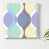 Nordic Curved Art 57cm x Large Made in Stylish Interior Living Room Fabric Panel, 57cm, Size, Japan, Poster, Decor, Redecoration, Pastel, Modern,