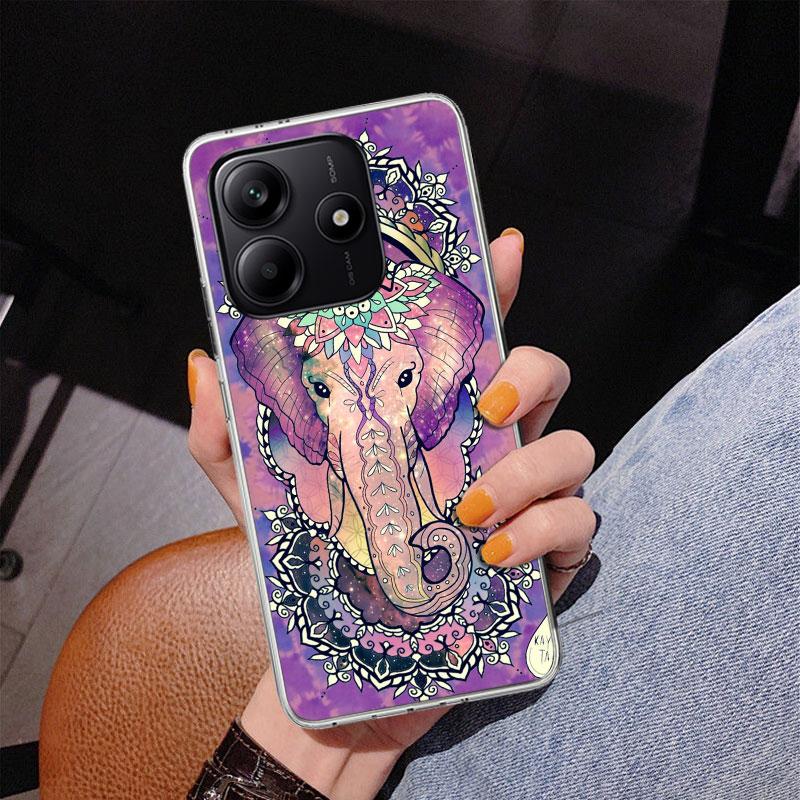 Elephant Mandala Aztec Phnoe Case for Phnoe Case for Xiaomi Redmi Note 15 14 14S 13 Pro Plus 12 12S 11S 11E 10S 10 11T 5G Unique