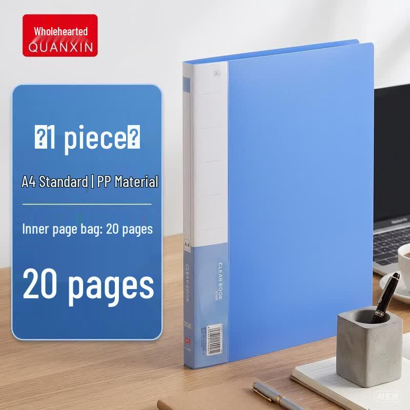 Quanxin A4 Document File Folder with Insert Pockets