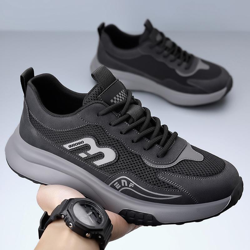 2025 Summer New Men's Shoes Non-slip and Wear-resistant Casual Shoes Breathable Mesh Deodorant Casual Shoes Men's Sports Shoes