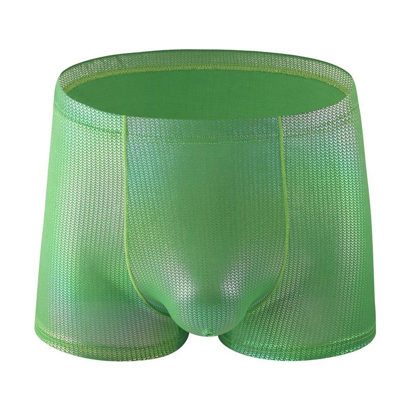 Men's Underwear Mid Waist Sexy Youth Men's Plus Size Comfortable Breathable Flat Corner Shorts