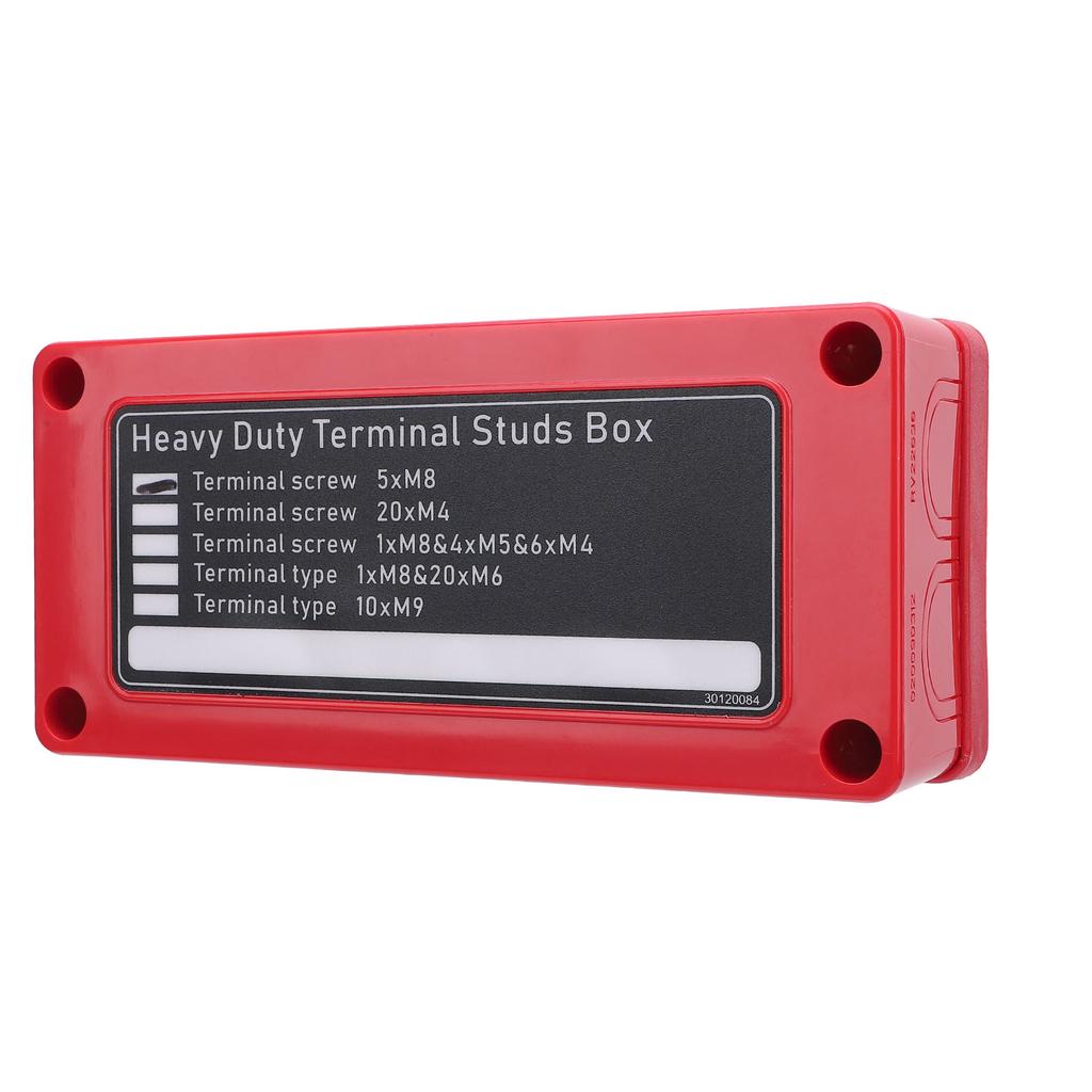 5 Way Power Distribution Block 48V 300A M8 X 5 Heavy Duty Safe Connection Marine Battery Bus Bar for Vehicles Boats RVs