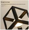 Modern Minimalist Ceiling Light for Foyer, Hallway, Corridor, Balcony, and Bedroom - Wrought Iron Design