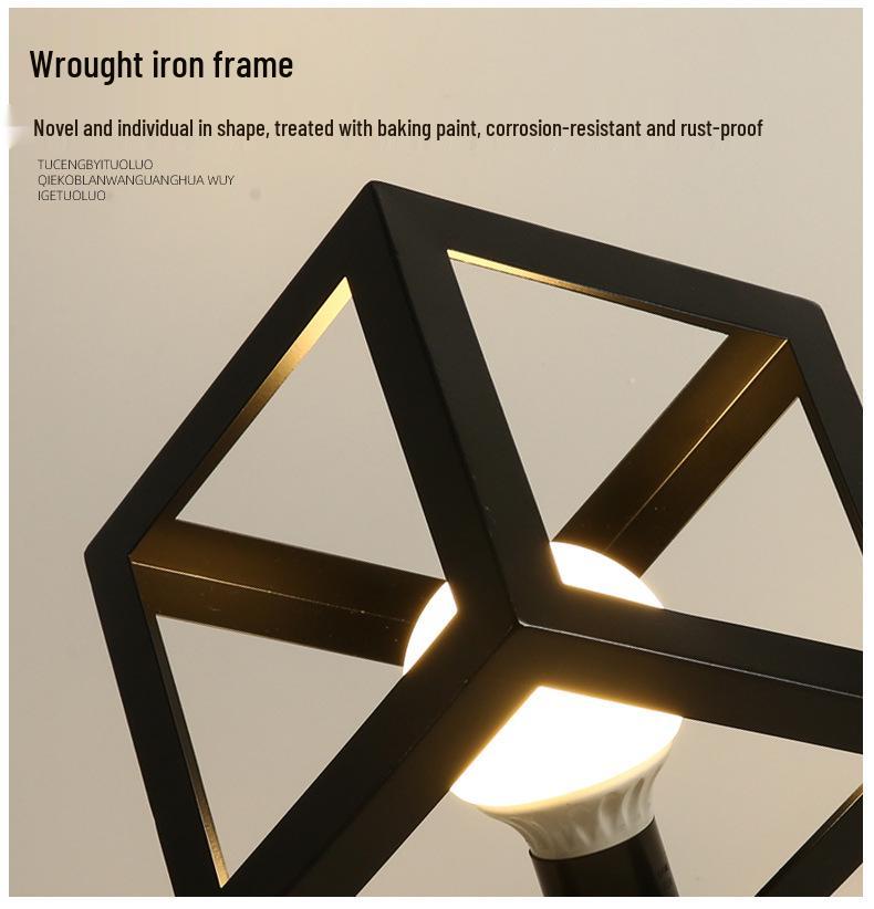 Modern Minimalist Ceiling Light for Foyer, Hallway, Corridor, Balcony, and Bedroom - Wrought Iron Design
