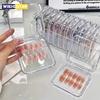 10 Stück Press-On-Nagel-Aufbewahrung Acrylboxen mit Klebestreifen Transparent Klare Nagelboxen Schmuckaufbewahrungswerkzeug & Zubehör