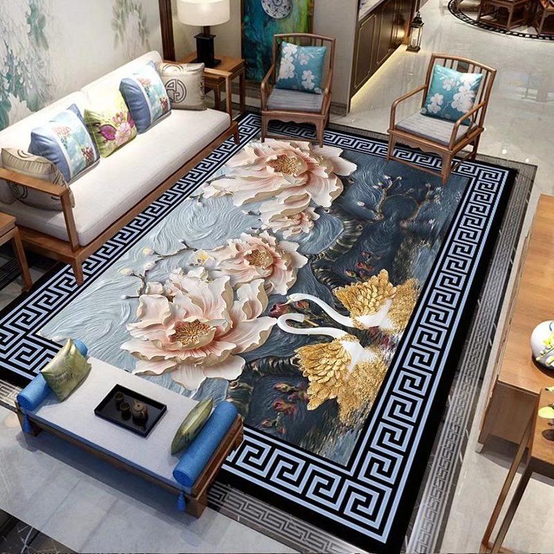 Large Rugs Pattern Carpet Living Room Home Decor Sofa Table Rug Anti Slip Hallway Bedroom Bathroom Mat Kitchen Floor Mat Tapis