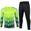 Adult Children's Football Goalkeeper Uniform Goalkeeper Uniform Set Men's Printed Sponge Pad Game Training Uniform