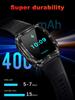 SACOSDING Men Smart Watch Military Healthy Monitor AI Voice Bluetooth Call Fitness Waterproof Sports Smartwatch for IOS Android Phone 2025