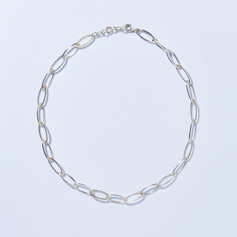 Acoopu [925 Silver] Ola Round Chain Necklace
