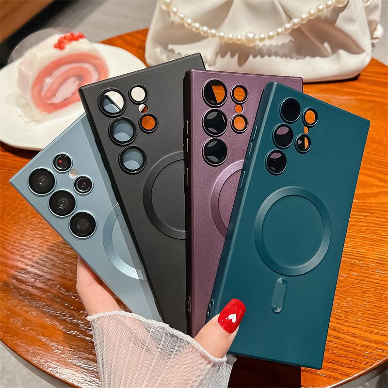 Applicable to Samsung note20Ultra mobile phone case Magsafe magnetic suction note20 soft note10 anti-drop protective case