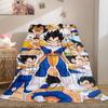 1 Stück DRAGON BALL Aufdruck Flanelldecke, Hohe Qualität für alle Jahreszeiten, Heimdekoration, Wärme und Komfort, Perfekt für Weihnachtsgeschenke