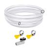 Air Conditioning Drain Pipe Set Leak Resistant Kink-Free Simple Installation Wide Application Universal AC Drain Hose Accessories Kit