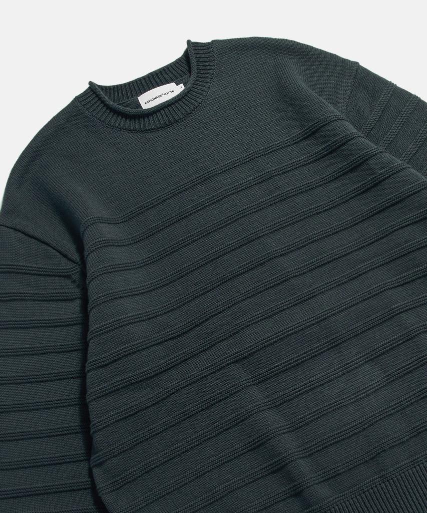 ESPIONAGE Mariniere Knit Sweater Dark Navy