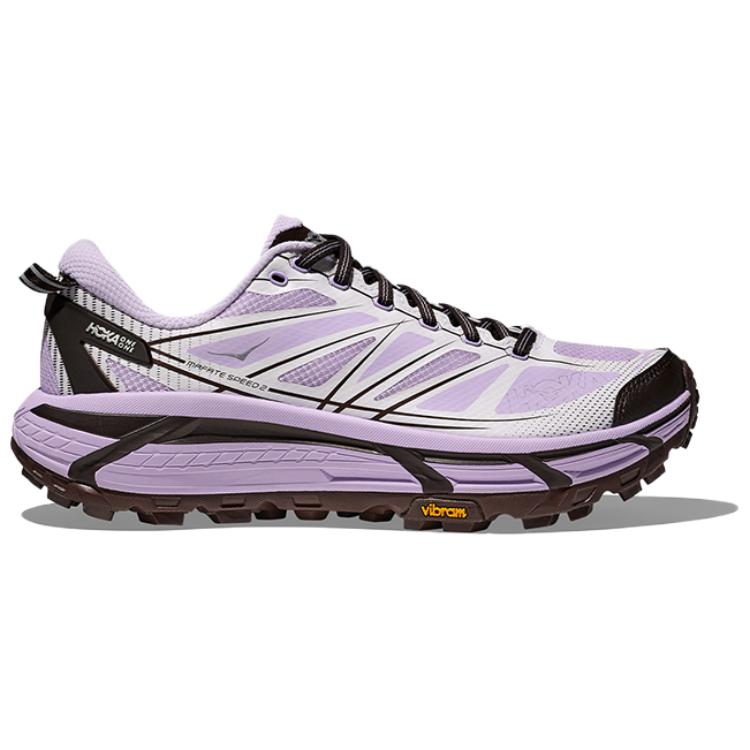 HOKA Mafate Speed 2 Iris Flower White Unisex Sneakers Purple 1126851-ISF