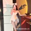 Butterfly Explosion Pure Desire Wind Suspender Bow Nightdress Ice Silk Sexy Suit