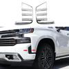 2Pcs Front Fascia Decor Cover Trim Accessories For + Chevy Silverado 1500
