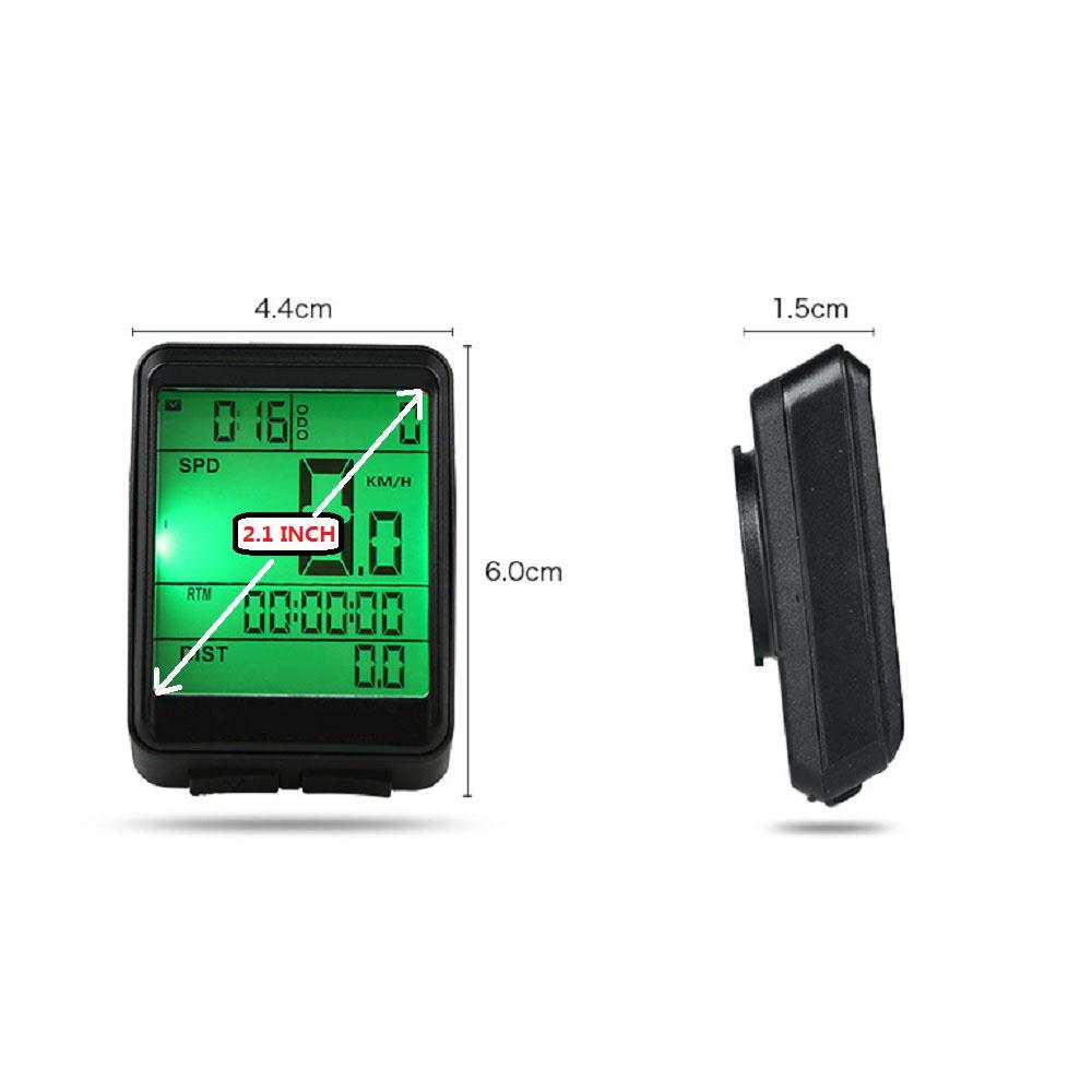 Fahrrad Tacho Fahrrad Digitaler Kilometerzähler Computer Wasserdicht LCD Kabellos