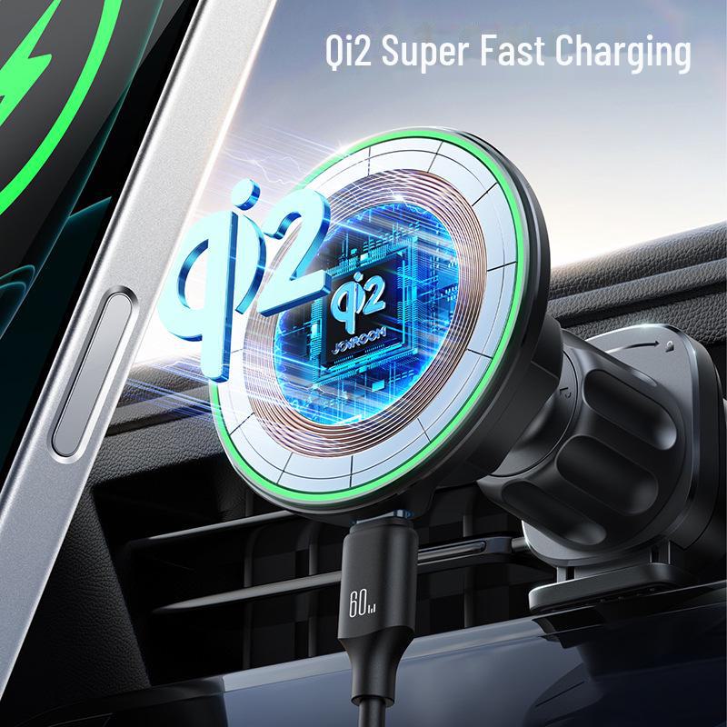 Jiletang 15W Magnetic Wireless Car Charger & Phone Holder