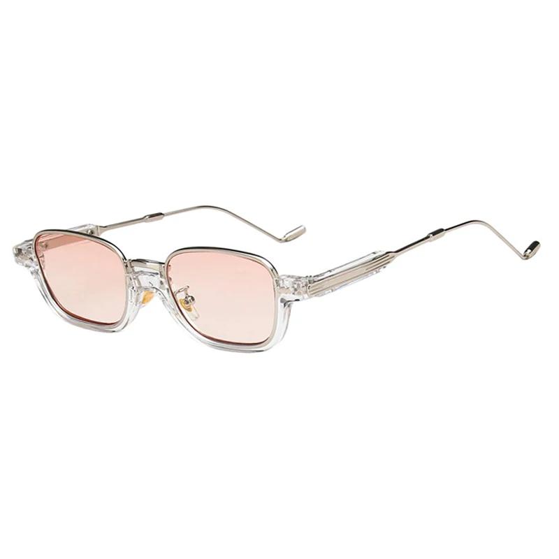 

Metal Small Rectangular Goggles Designer Trendy UV Protection 400 Sun Eyeglasses for For Men And Women Sunglasses Eyeglasses Metal Rectangular Frame