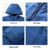 ROMON Men's Hooded Water-Repellent Warm Fleece Jacket