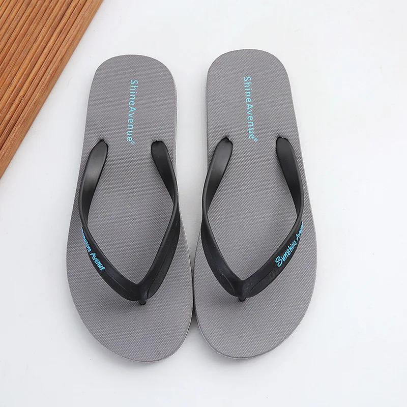 Fashion Summer Fashion Anti Slip Men's Flip Flops Outdoor Soft Soled Beach Slippers Men Shoes
