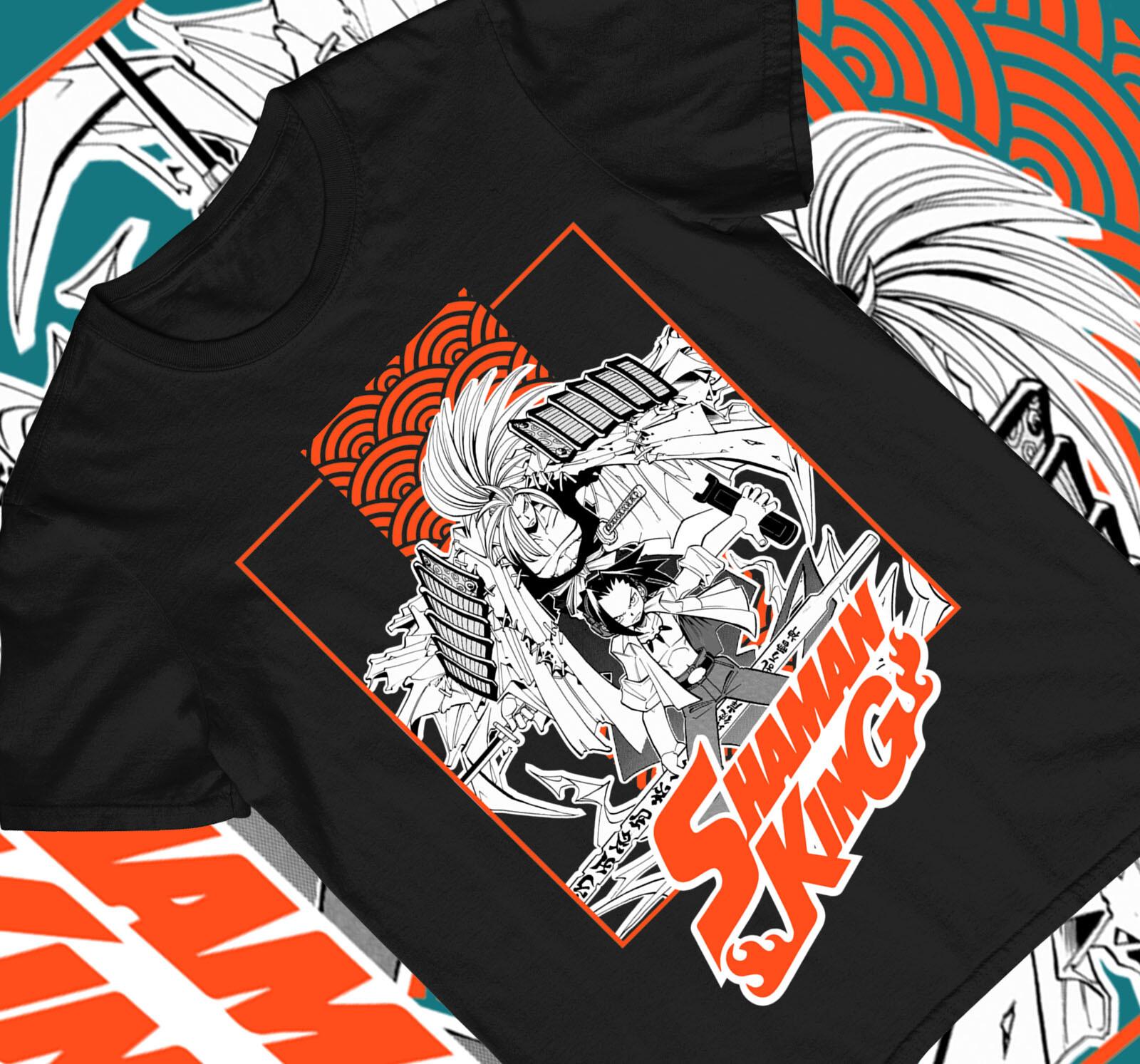 Футболка Shaman King soul New, Унисекс футболка по манге, все размеры, мультяшная, аниме футболка S