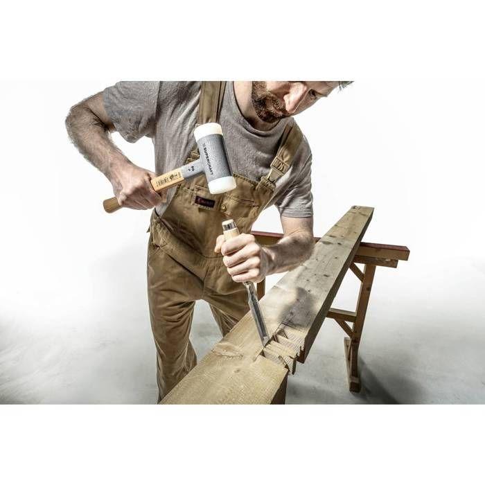 Maillet sans rebond - HALDER - SUPERCRAFT - Acier et nylon spécial - 50 mm