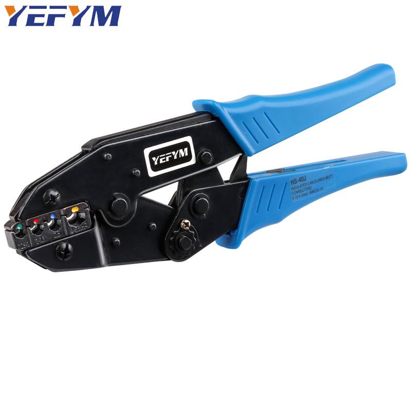 40J/03BC European Ratcheting Crimping Pliers for Pre-insulated, O-type, and U-type Terminals
