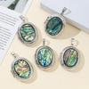 Shell Pendant With Electroplated Finish For Jewelry Making And Gift