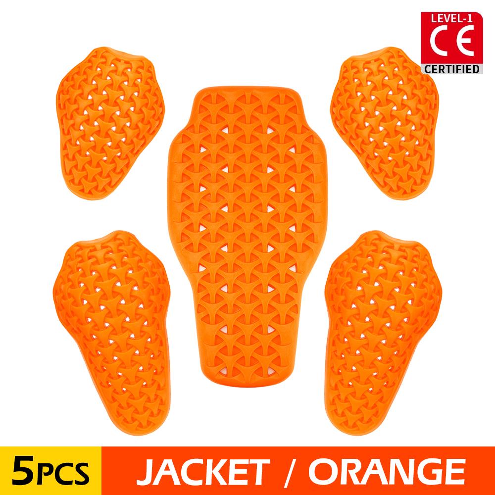 CE Certification Motorcycle Jacket Insert Protective Gear Moto Clothing Built-in Protector Knee Pads Elbow Chest Back Protection