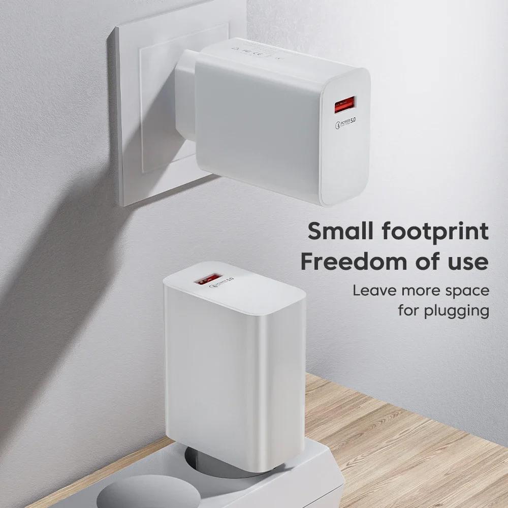 USB-Ladegerät Schnellladung USB Typ C Kabel für iPhone Samsung Xiaomi Quick Charge USB Handy-Ladegerät Adapter