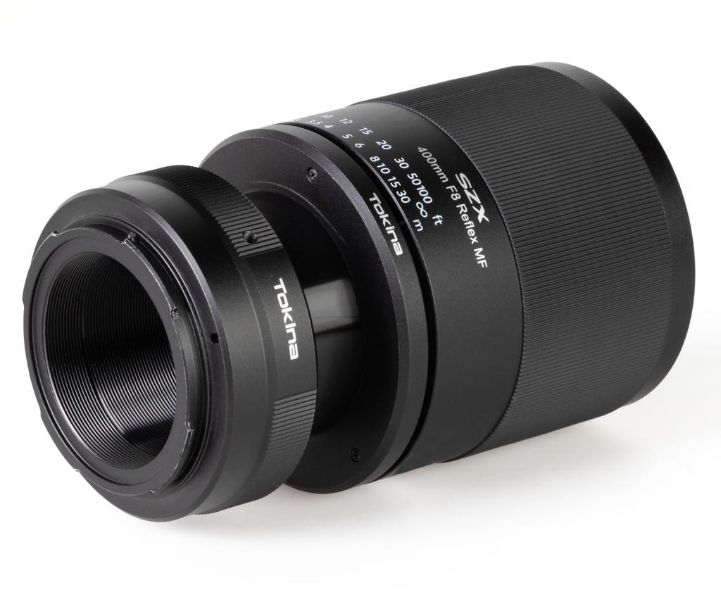 Tokina SZX Super Tele 400mm Reflex MF Telephoto Mirror Micro Four Thirds Manual Interchangeable Product Number 634745 f/8 Lens, Mount, Focus, Mount,