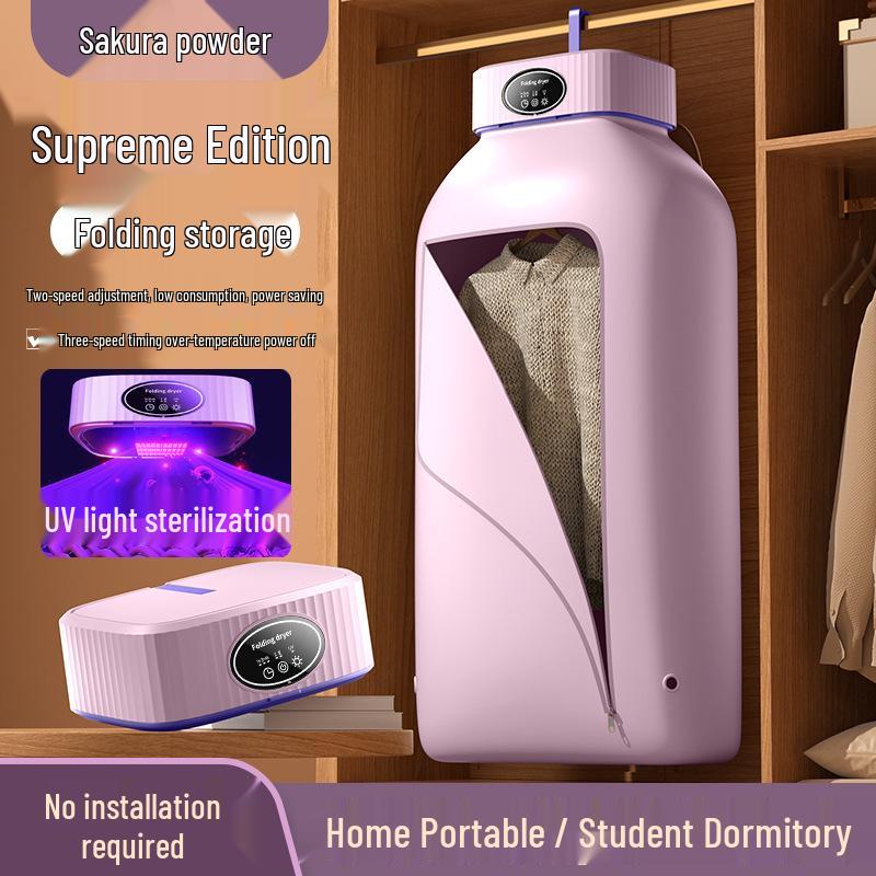 Portable Clothes Dryer with Timer - No Installation, Large Capacity, Consistent Heat