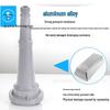 2\" & 2.5\" Aluminum Fire Hose Nozzle with Couplers & Clamps, Pressure Resistant, Universal Fit