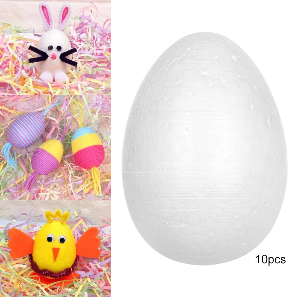Easter Eggs Modeling Polystyrene DIY Blank Eggs Painted Painting Toys Foam for Home Party Festival Decoration Supplies